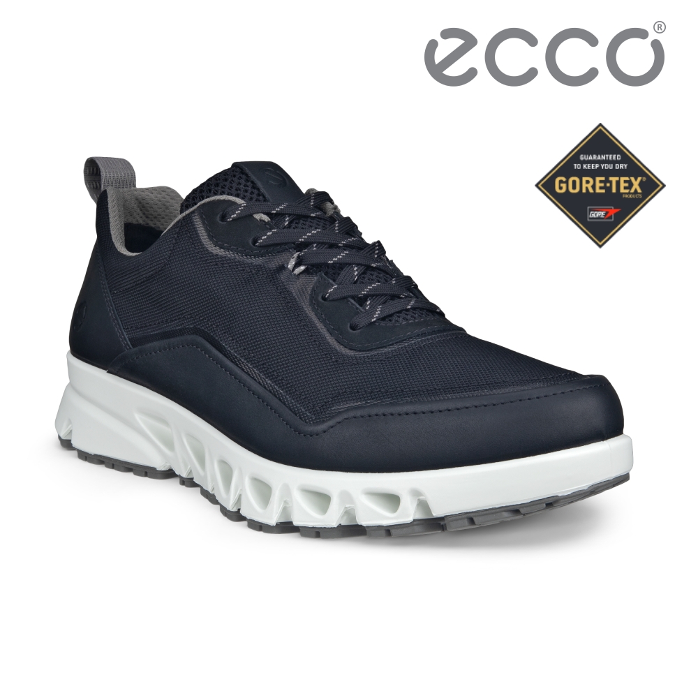 ECCO MULTI-VENT M 翱翔城市戶外防水運動休閒鞋男鞋黑色/鐵灰色| 休閒