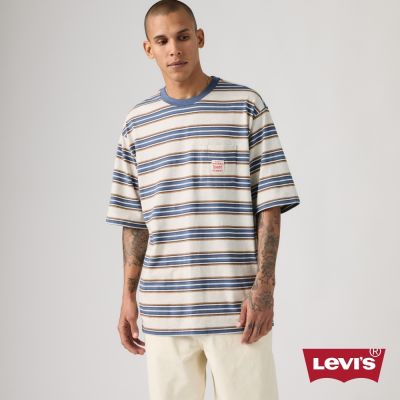 Levi s 舒適短袖 Tee 短袖 條紋短T 男生上衣 人氣新品