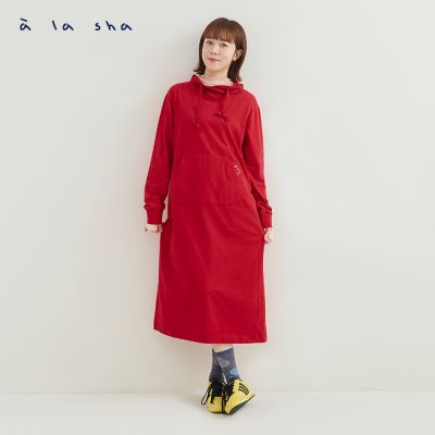 探頭Q咪長袖洋裝