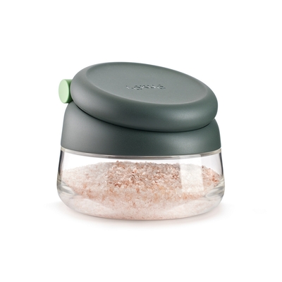 《LEKUE》Dressings附匙密封玻璃調味罐-綠500ml-- 調味瓶