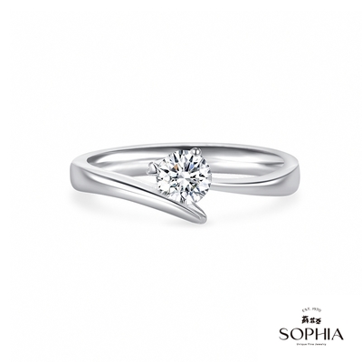 SOPHIA 蘇菲亞珠寶 - 傾心 30分 GIA G/SI2 18K金  鑽石戒指