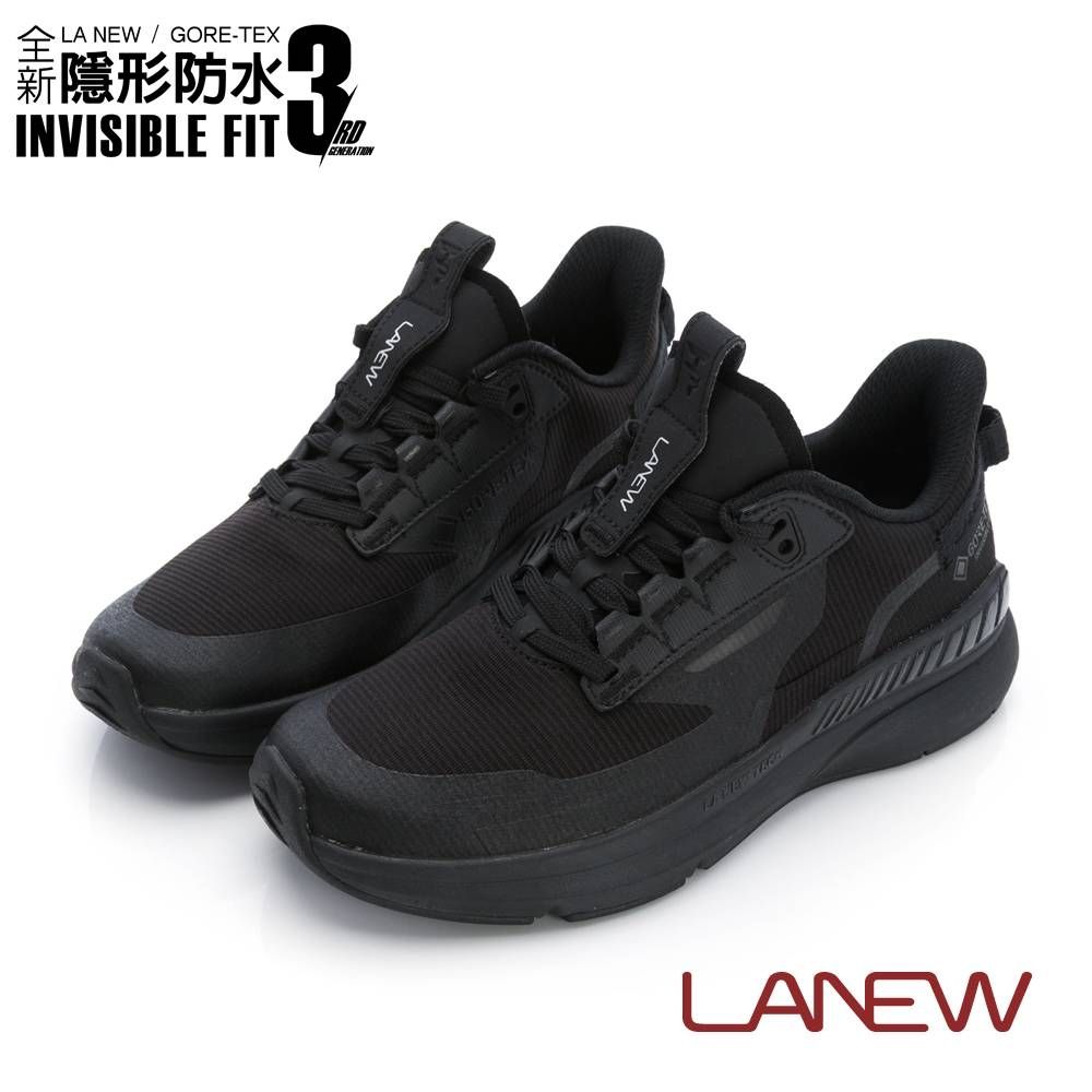 LA NEW GORE-TEX INVISIBLE FIT 3代隱形防水運動鞋(女232623530) (黑)