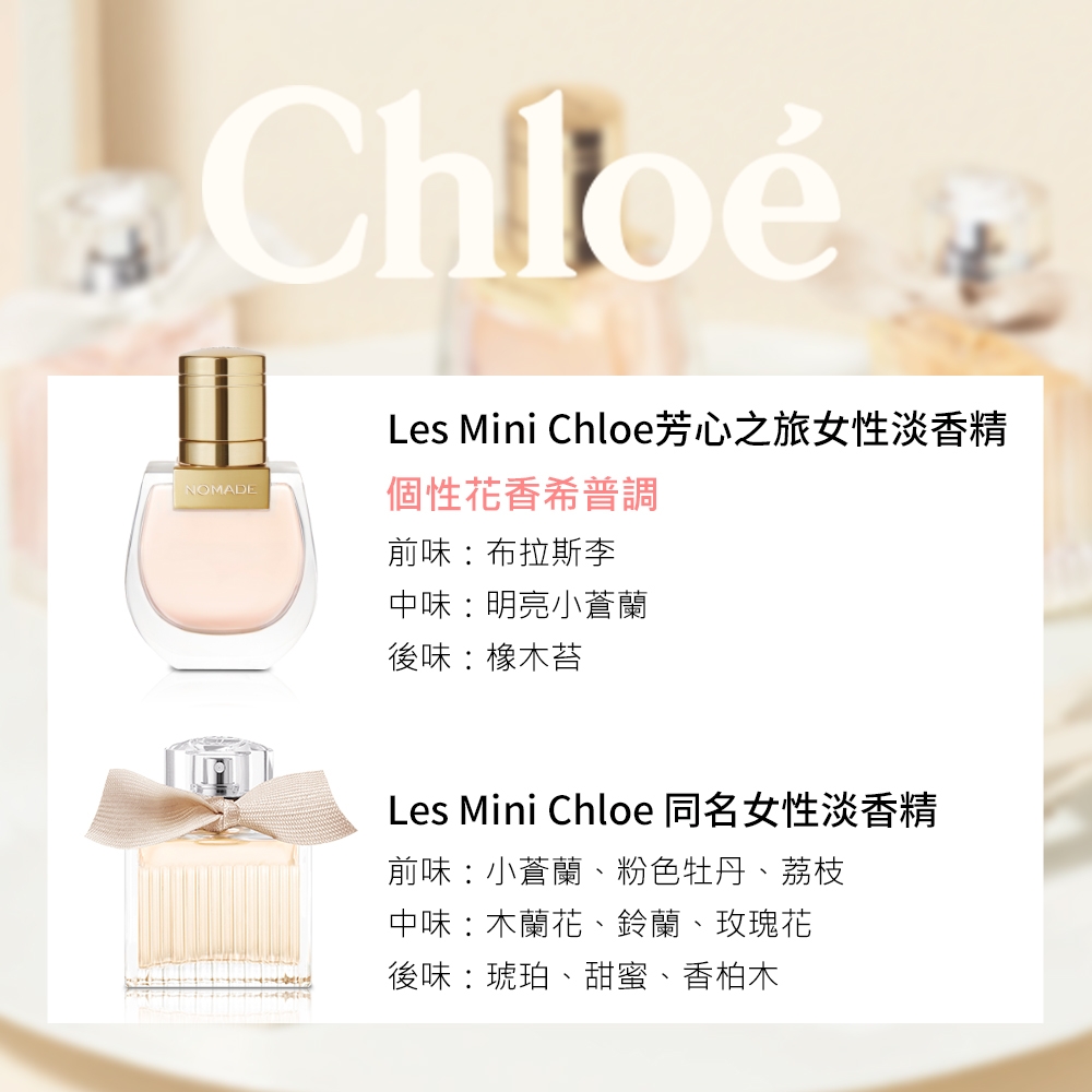 Chloé Les Mini Chloe 小小同名/小小芳心之旅女性淡香精-20ml任選