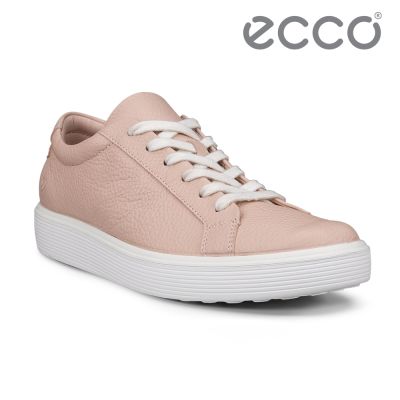 ECCO SOFT 60 W 柔酷輕盈百搭皮革休閒鞋 女鞋 裸粉色