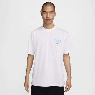 NIKE AS M NSW TEE M90 OC LBR DNA 男短袖上衣-白藍-FZ5386100