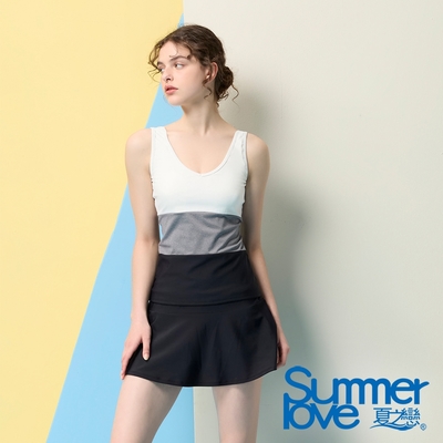 夏之戀SUMMER LOVE大女長版二件式(褲連裙)E24705