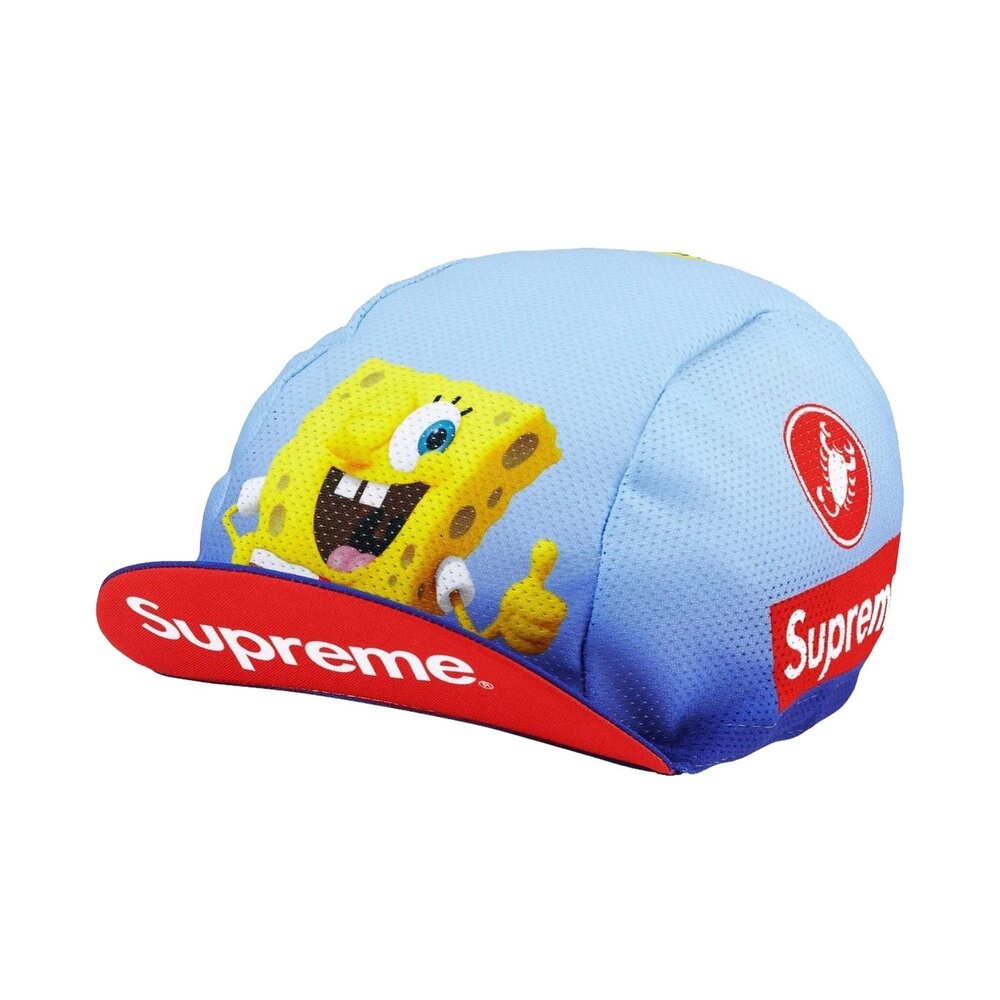 Spongebob Squarepants x Castelli x Supreme SS25 單車帽聯名款海綿