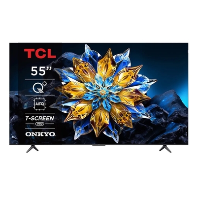AOC TCL 55型 4K QLED PRO Google TV 量子智能連網液晶顯示器 55C655 PRO-含桌上基本安裝 樓層費跨區費另計
