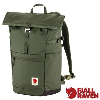【Fjallraven 北極狐】High Coast Foldsack 24L 輕量多功能日用後背包.電腦書包 23222-623 山綠