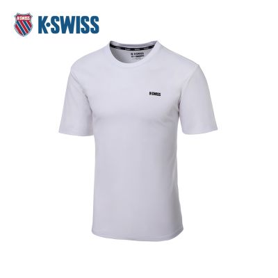 K-SWISS 短袖T恤 26SS TEE 5 M 短上衣 男短袖上衣 白色 1013711-100