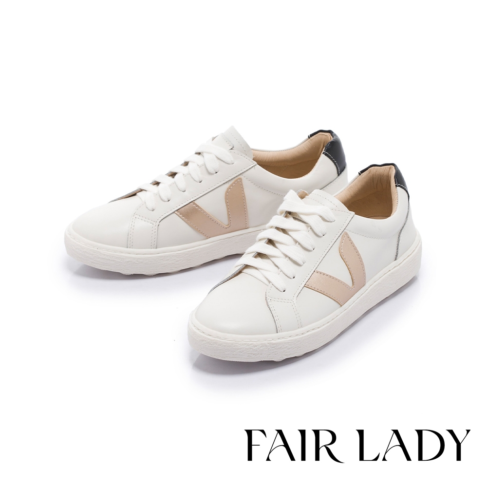 FAIR LADY 軟實力｜經典熱銷 小白鞋 多款 均一價 (D款-酷黑)