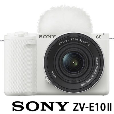SONY 索尼 ZV-E10M2K ZV-E10 II ZV-E102 KIT 二代 鏡頭組 (公司貨) APS-C 無反微單眼數位相機