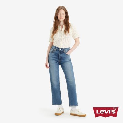 Levi s Ribcage Straight Ankle高腰直筒牛仔褲 / 微彈性 女生牛仔褲 熱賣單品