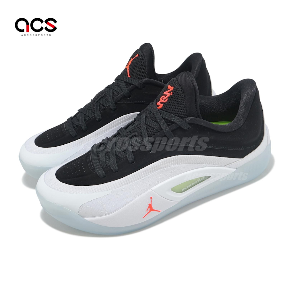 Nike 籃球鞋Jordan Zion 4 PF 男鞋黑白果凍底錫安胖虎氣墊FD0591-100