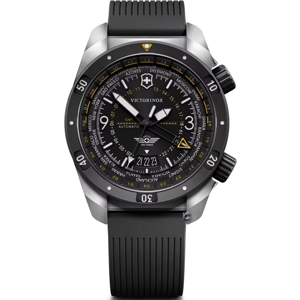 VICTORINOX 瑞士維氏 Air Pro GMT Automatic 機械腕錶 男錶 手錶-43mm VISA-242005