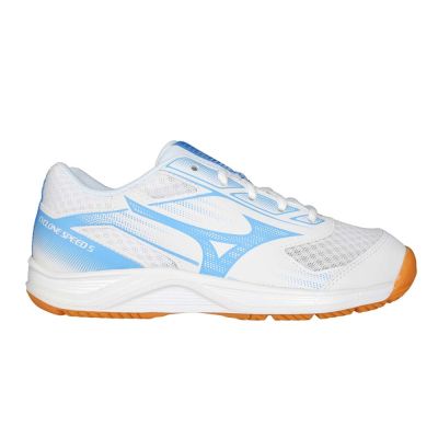 MIZUNO CYCLONE SPEED 5 男女排球鞋-運動 訓練 V1GA258058 白水藍