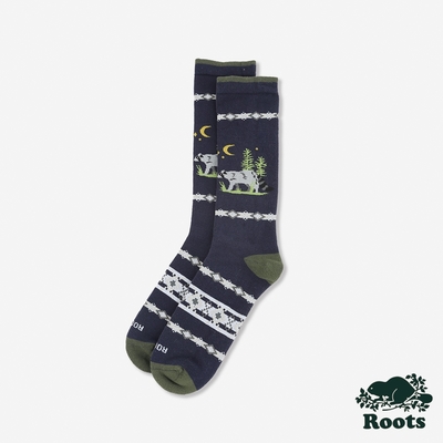 Roots 配件- WILDERNESS BOOT 長襪-深藍色