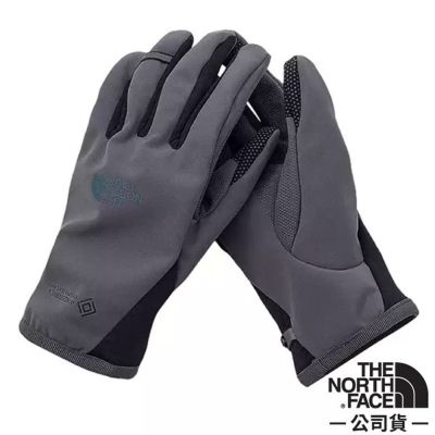【The North Face】GTX WINDSTOPPER 防風透氣抗水防滑手套.機車保暖手套/ 8HMW-RHI 火岩灰