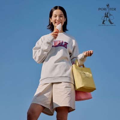 PORTER INTERNATIONAL - 歡快特調GAPPY手提包(附收納包) - 奶黃