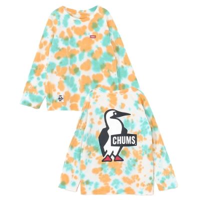 CHUMS Kids Booby Logo L/S T-Shirt 中大童 長袖上衣 Canyon-Dye CH211306Z358