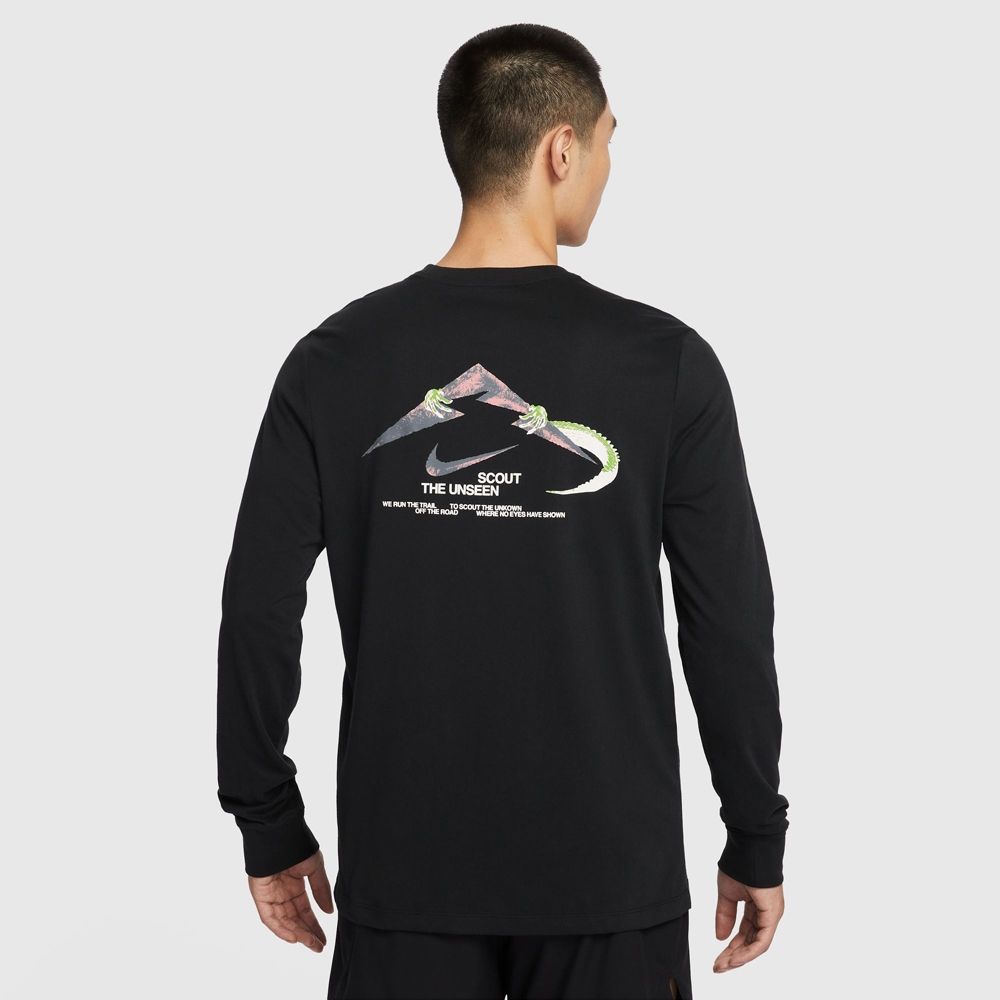 NIKE ロンT NIKE 長袖上衣男AS M NK DF TEE LS TRAIL ENRGY 黑HV4197-010 | NIKE