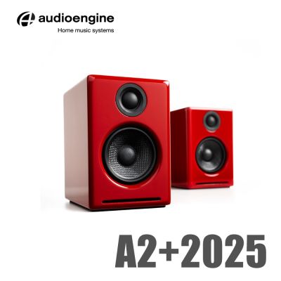 Audioengine A2+ 2025升級版 主動式立體聲藍牙書架喇叭-紅色款
