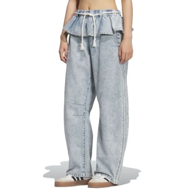 【Adidas 愛迪達】 OG W 2IN1 PANT 丹寧長褲 運動長褲 女 - KT3051