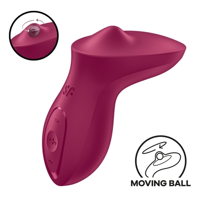 德國 Satisfyer Exciterrr 滾珠震動按摩器-莓紅