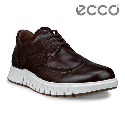 ECCO GRUUV STUDIO M 樂步經典皮革休閒正裝鞋 男鞋 可可棕/摩卡棕