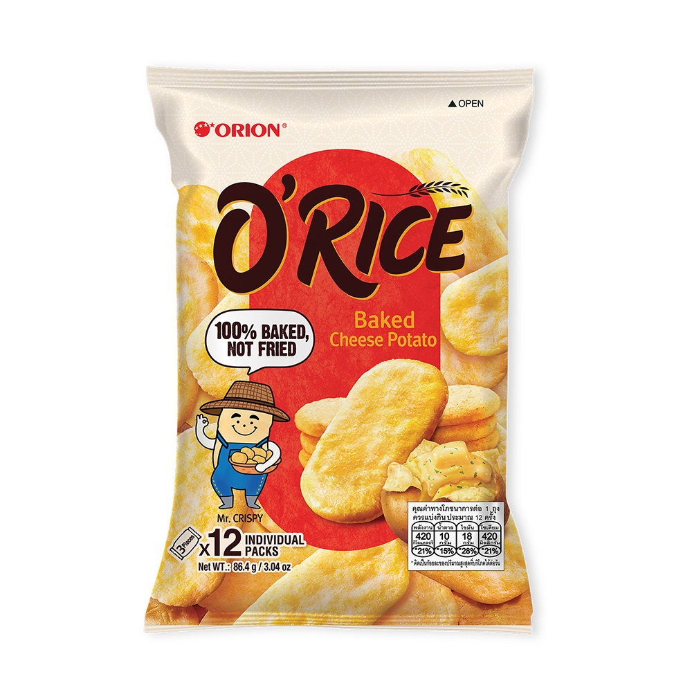 好麗友 O'RICE米餅-起司馬鈴薯口味(86.4g)