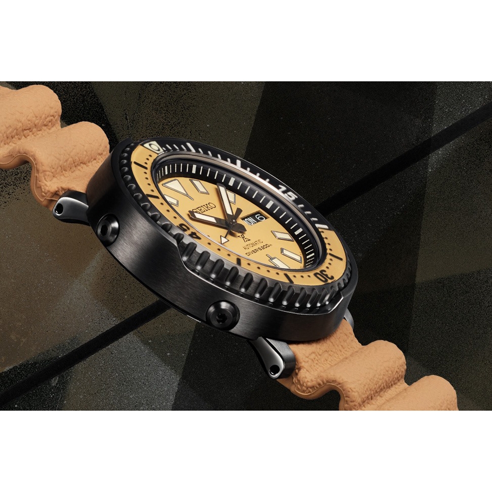 鮪 SEIKO精工Prospex 狩獵軍裝小鮪魚罐頭200米潛水機械錶4R36-08A0Q