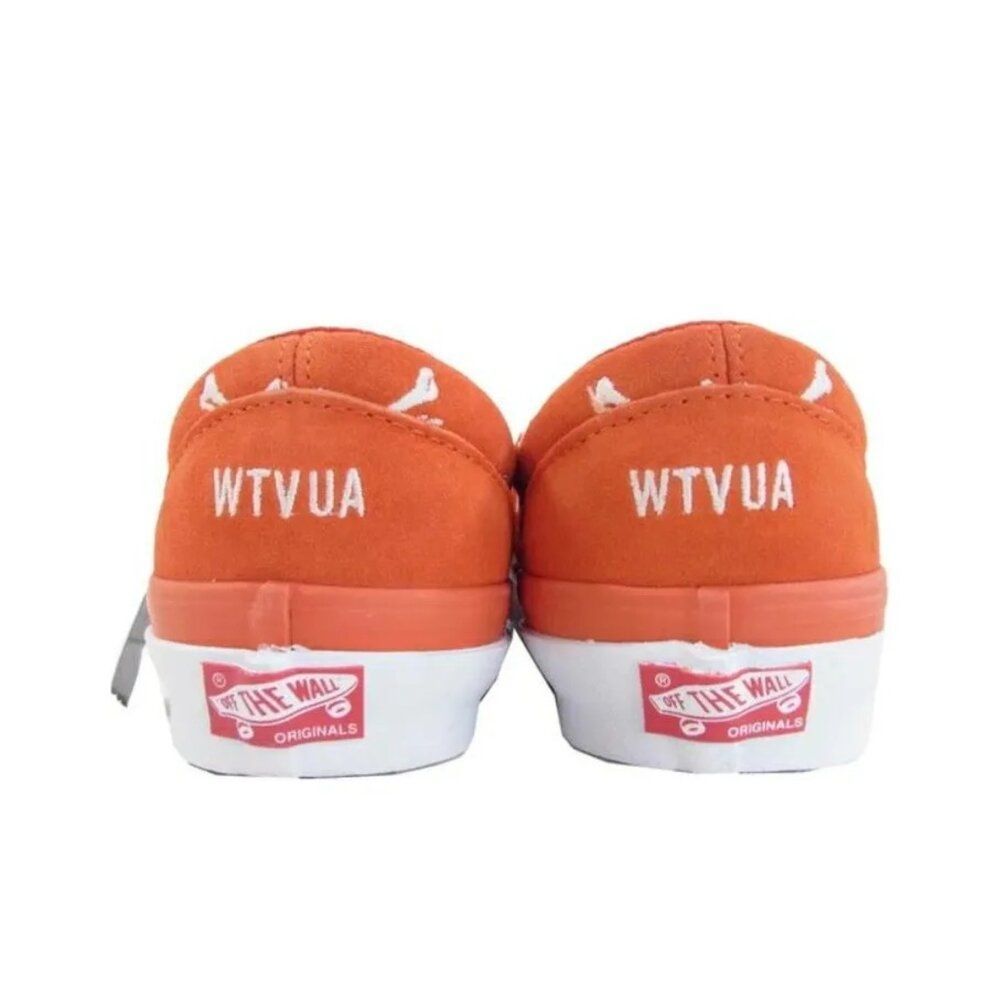 Wtaps x Vans OG Classic Slip-On LX Bones Orange 橘骨頭白懶人鞋聯名