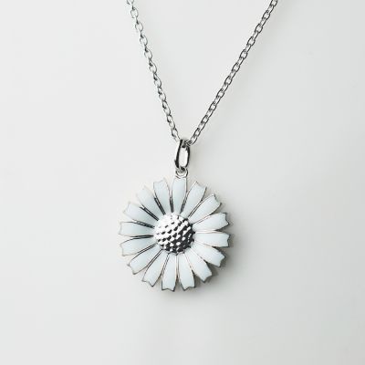Georg Jensen Daisy 純銀白花項鍊