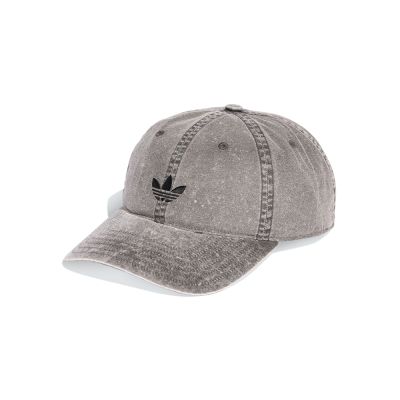 Adidas Baseball Cap 灰色 水洗 三葉草 棒球帽 老帽 運動 休閒 帽子 KE0856