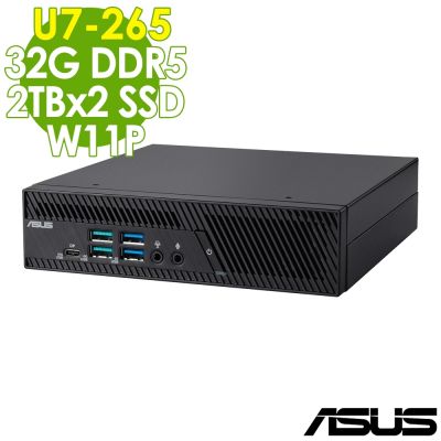 ASUS 華碩 MiniPC PB64 (U7-265/32G/2TBx2 SSD/W11P)