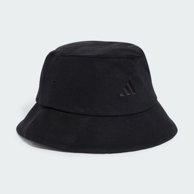 ADIDAS 愛迪達 阿迪達斯 漁夫帽 男 女 休閒帽-黑色系-SPW 3S BUCKET-JE5660