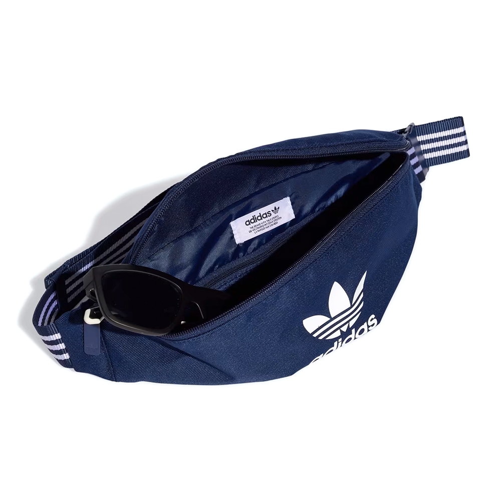 Adidas AC WAISTBAG 藍色斜背包運動包三葉草腰包IX7465 | 單肩/胸包
