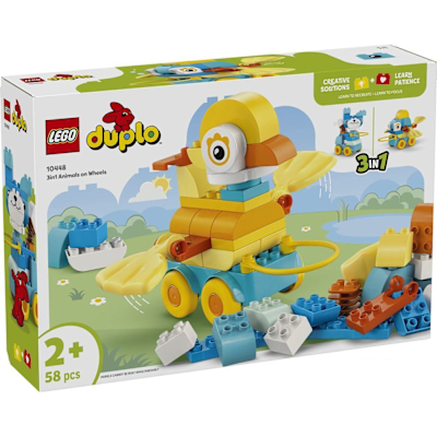 樂高LEGO Duplo幼兒系列 - 10448 3 合 1 有輪動物