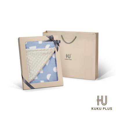 酷咕鴨 KUKU PLUS極簡幾何神奇荳荳安撫毯彌月禮盒(多款任選)