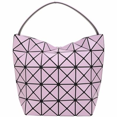 ISSEY MIYAKE 三宅一生 BAOBAO VALLEY 幾何手提/肩背托特包(粉紫)
