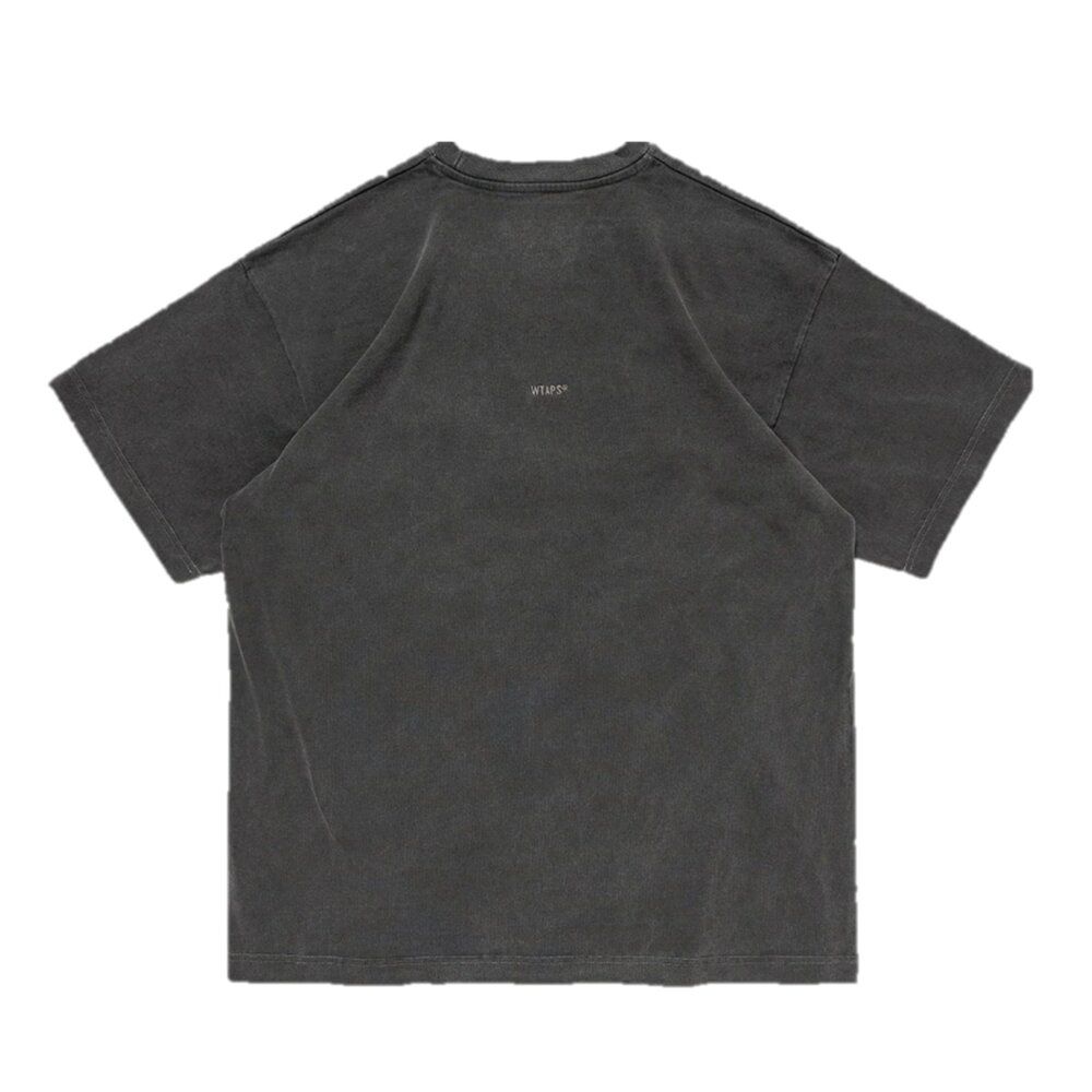 Wtaps Sign 02 / Ss / Cotton Black 黑色素面短Tee 251ATDT-CSM38