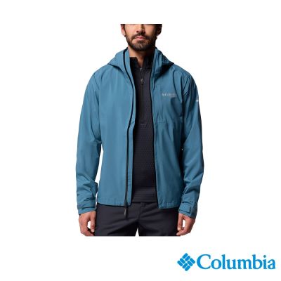Columbia 哥倫比亞 男款-OT防水外套-Ampli-Dry-孔雀綠 UWO35070TL/JF