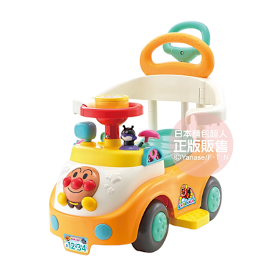 ANPANMAN 麵包超人-麵包超人 三段變身趣味推式防側翻學步車(10個月起~5歲/日本製)