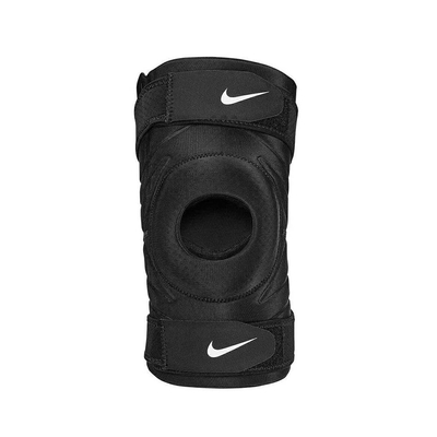 NIKE PRO 開口調節式護膝-DRI-FIT 護具 N1000672010MD 黑白