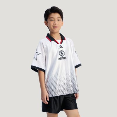 【adidas 愛迪達】 短袖 POLO 衫 童裝 KG7833