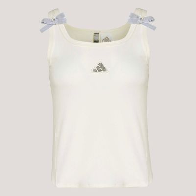 Adidas 愛迪達 Dce Tank KS0043 女 背心 運動背心 無袖 彈性 白