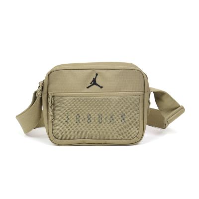 Nike 肩背包 Jordan Blacktop 卡其 側背 斜背 網布 JD2623021AD-002