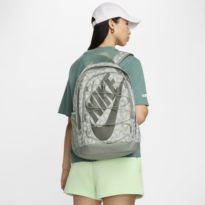 NIKE 後背包 運動包 書包 旅行包 登山包 NK HAYWARD BKPK-ACCS PRNT FA24 白綠 FZ2520-121
