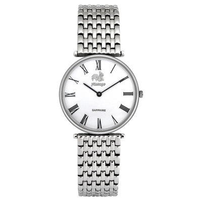 FLUNGO鬥牛士佛朗明哥典雅超薄腕錶-羅馬白大錶-33mm