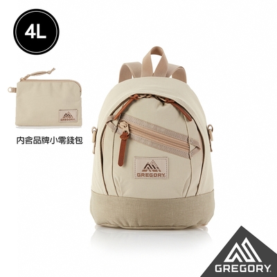 Gregory 官方旗艦 4L LADYBIRD 兩用 迷你 後背包 沙色 小物包 隨身包